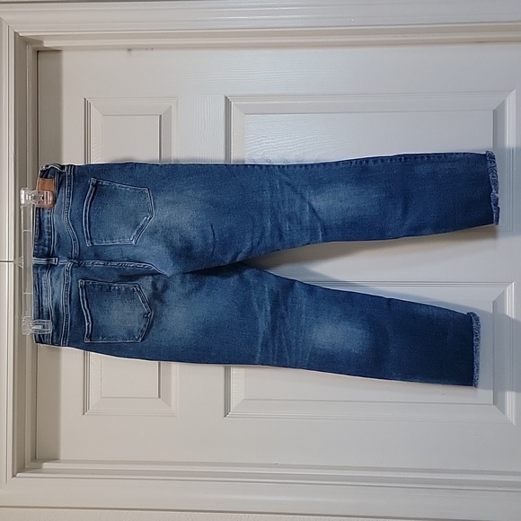 Dear John Blaire Straight Leg Distressed Raw Hem Jeans Size 27 - Picture 6 of 12